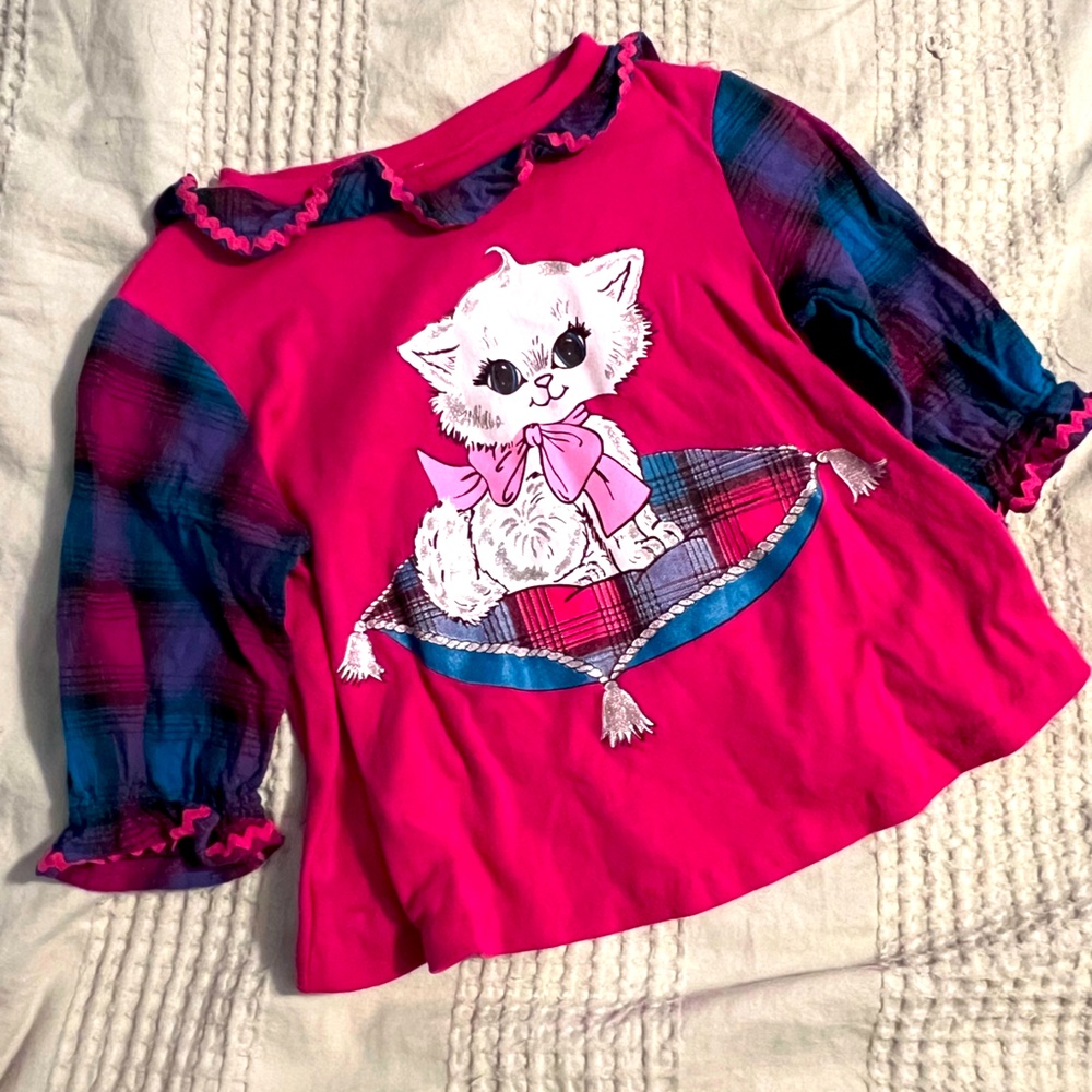 Vintage Kitty Shirt Sz 4/5